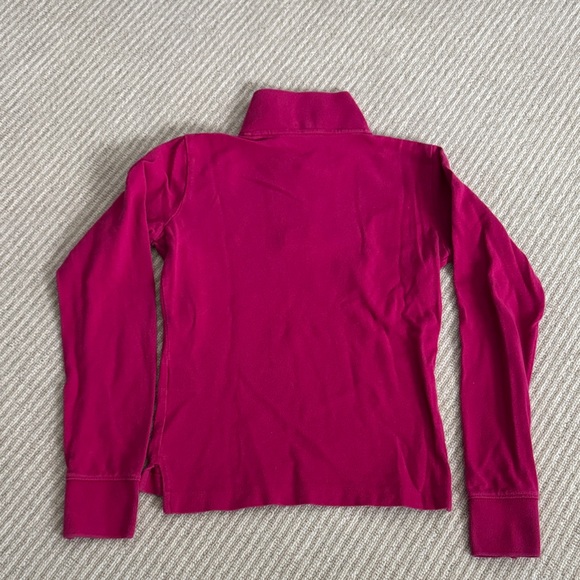 Pink Polo Long Sleeve Shirt - The Skinny Polo - Picture 3 of 3
